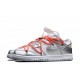 Off-White x Dunks Low "Silver/White"