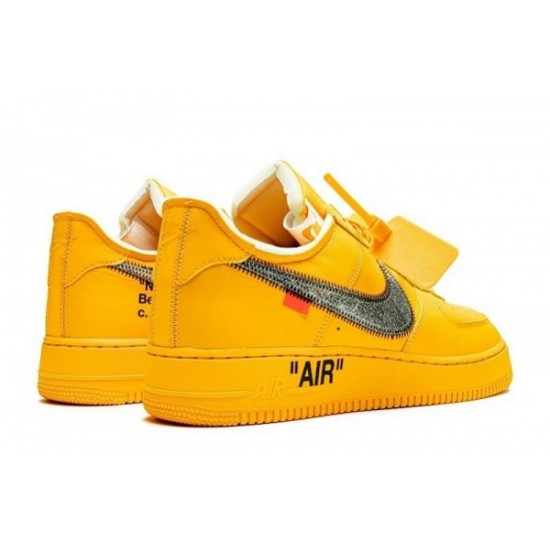 Off-White x Air Force 1 Low "Lemonade" “University Gold”