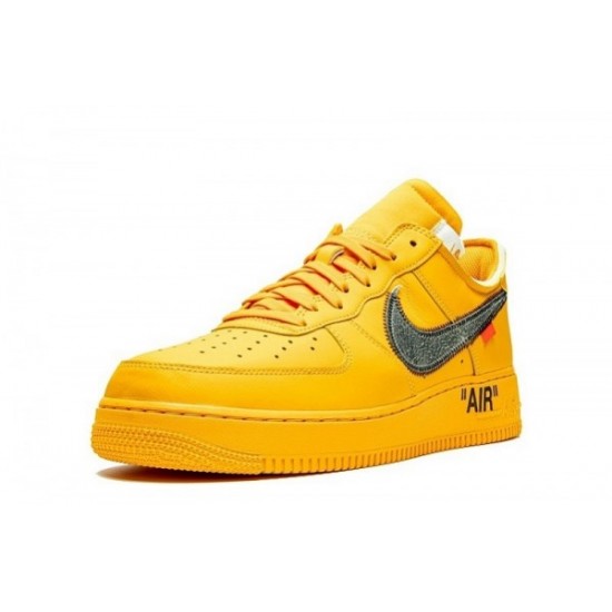 Off-White x Air Force 1 Low "Lemonade" “University Gold”