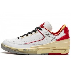 Off-White x Air Jordan 2 Low “White Red”