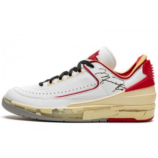 Off-White x Air Jordan 2 Low “White Red”