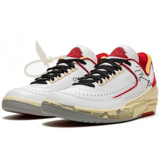 Off-White x Air Jordan 2 Low “White Red”