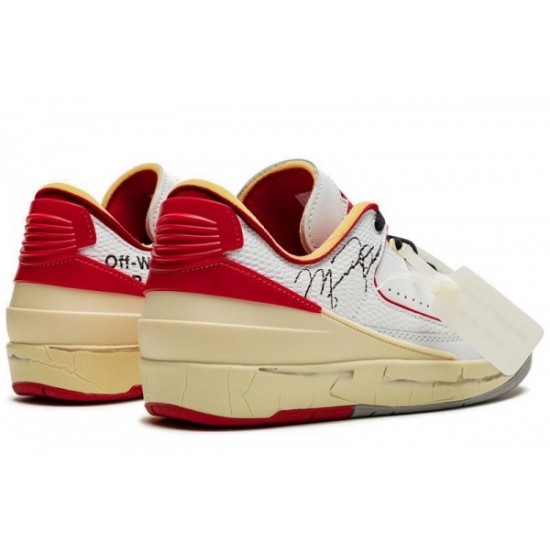 Off-White x Air Jordan 2 Low “White Red”