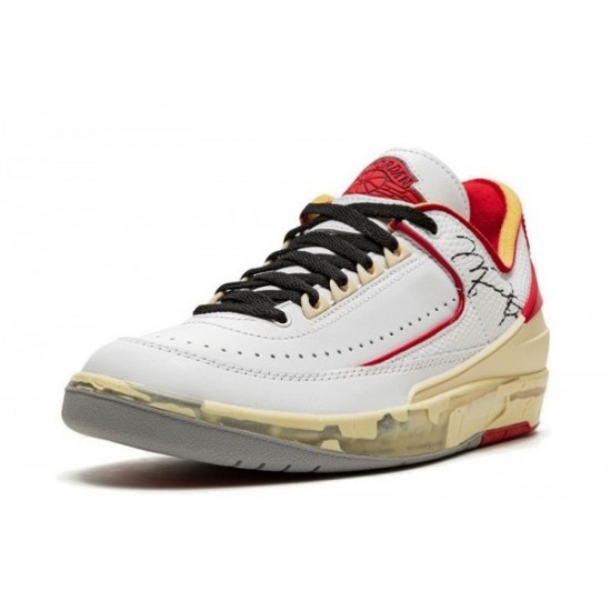 Off-White x Air Jordan 2 Low “White Red”