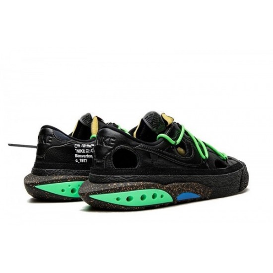 Off-White x Blazer Low "Black Electro Green"