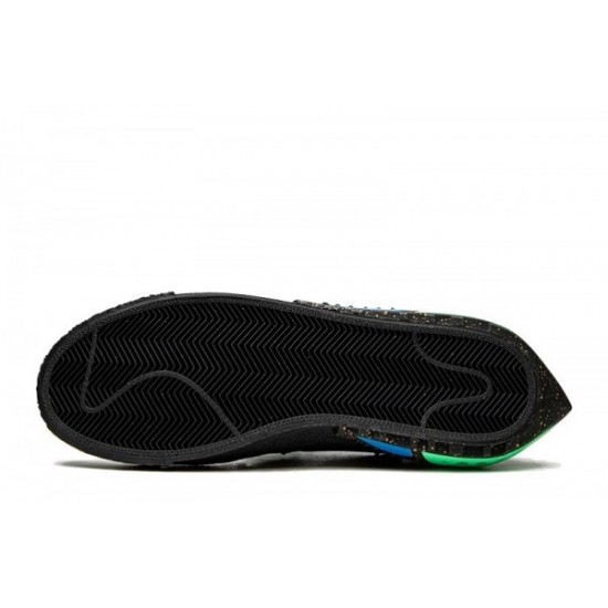 Off-White x Blazer Low "Black Electro Green"