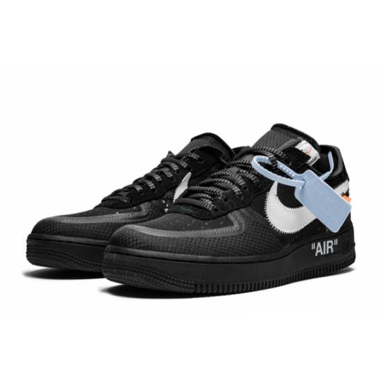 Off-White Air Force 1s Low “Black”