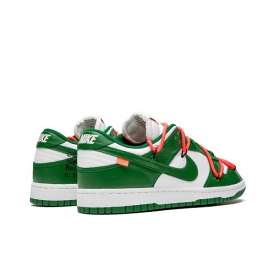 Off-White x Nike Dunk Low "Pine Green"