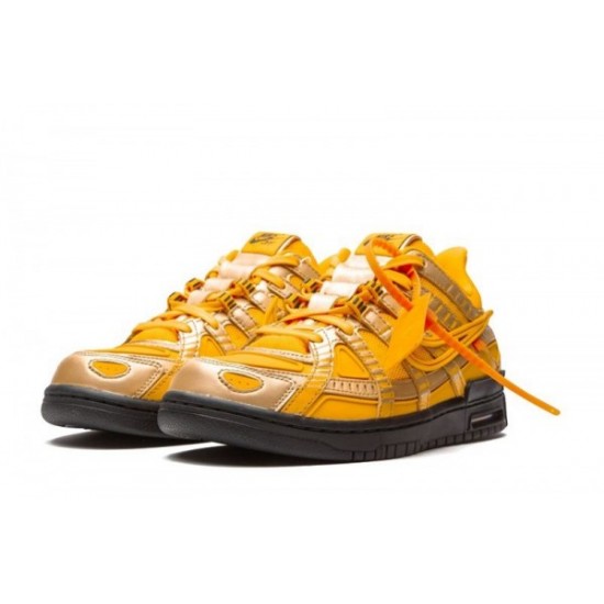 Off-White x Air Rubber Dunk "University Gold"