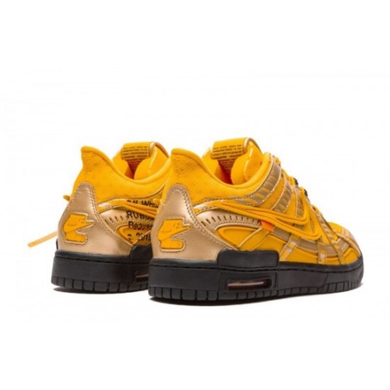 Off-White x Air Rubber Dunk "University Gold"