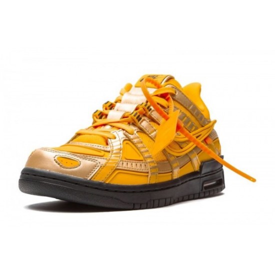 Off-White x Air Rubber Dunk "University Gold"