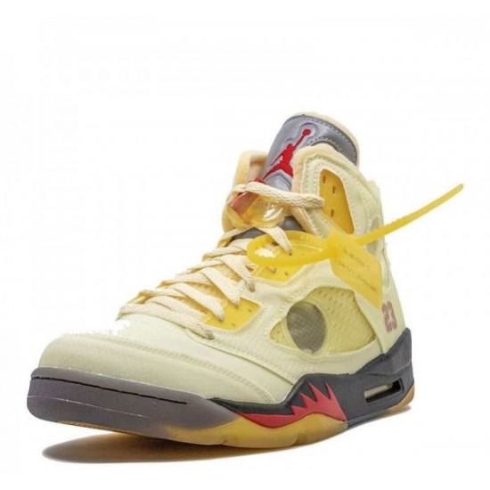 Off-White x Air Jordan 5 “Sail"