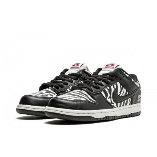 Quartersnacks x Nike SB Dunk Low “Zebra”