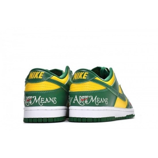 Supreme SB Dunk Low "Green Yellow"