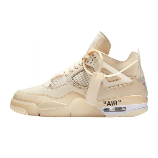 Off-White x Air Jordan 4 “Sail”