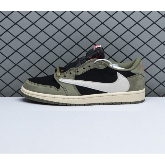 Travis Scott x Air Jordan 1 Low OG “Black Olive”