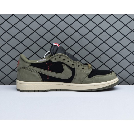 Travis Scott x Air Jordan 1 Low OG “Black Olive”