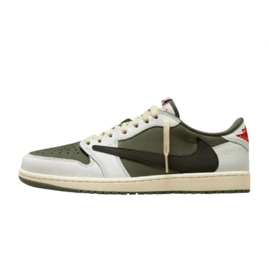 Travis Scott x Air Jordan 1 Low “Medium Olive"