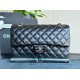 CHANEL Medium Classic Handbag Lambskin & Silver Metal