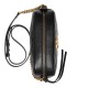 Gucci Black Matelasse Leather GG Marmont Small Shoulder Bag 