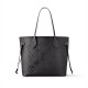 LV NEVERFULL MM M45685 Monogram Empreinte Black