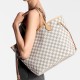 LV Neverfull Damier Azur MM Rose Ballerine Pink N41605