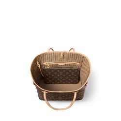 LV Neverfull Monogra MM Tote Beige M40995