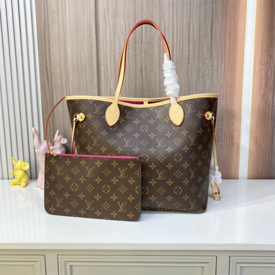 LV Neverfull Monogram MM M41178 Pivoine Pink