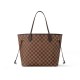 LV Neverfull Damier Ebene MM Tote Cerise Red N41358