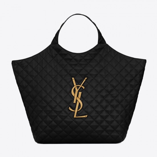 SAINT LAURENT ICARE Maxi Shopping Bag In Quilted Lambskin