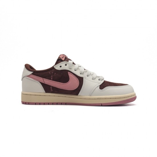 Travis Scott x Jordan 1 Retro Low "Brown Pink"