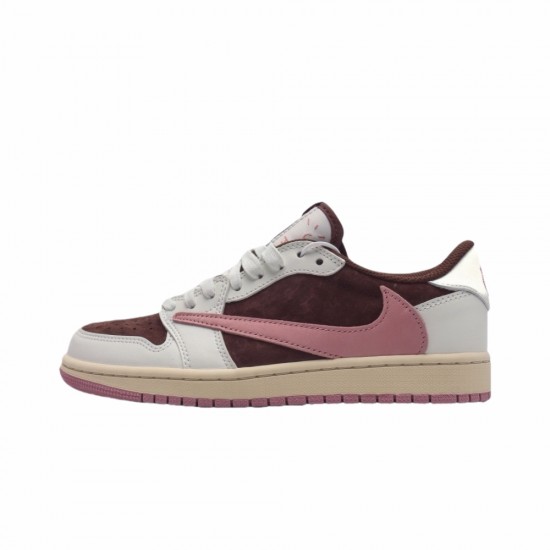 Travis Scott x Jordan 1 Retro Low "Brown Pink"