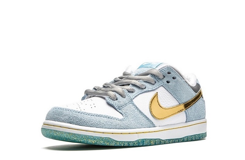 Sean Cliver x SB Dunk Low White Blue Reps (4)