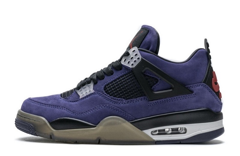 Travis Scott (TS) x Air Jordan 4 Purple Reps (1)