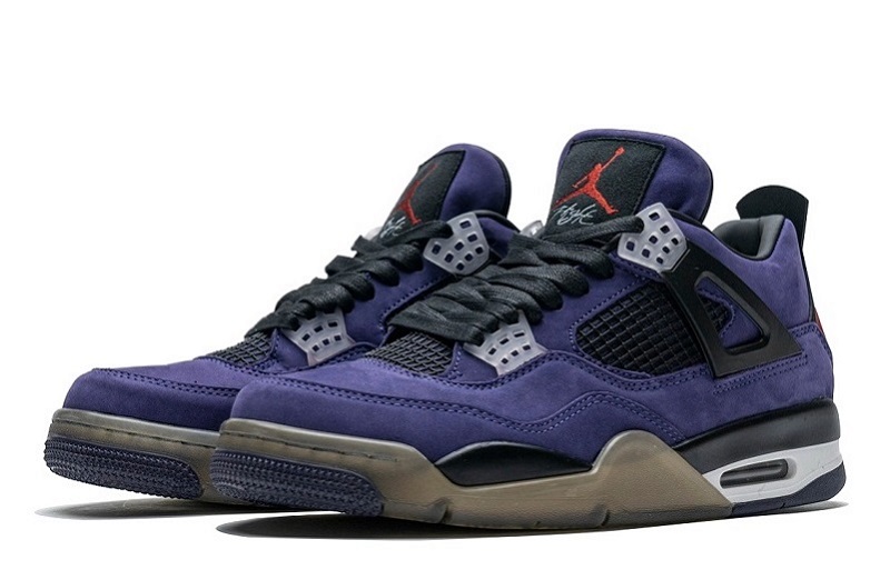 Travis Scott (TS) x Air Jordan 4 Purple Reps (3)