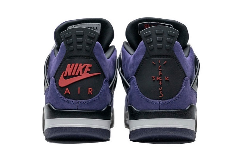 Travis Scott (TS) x Air Jordan 4 Purple Reps (5)