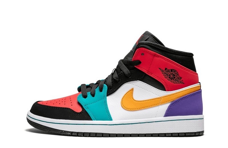 Air Jordan 1 Mid Multicolor Reps Online (1)