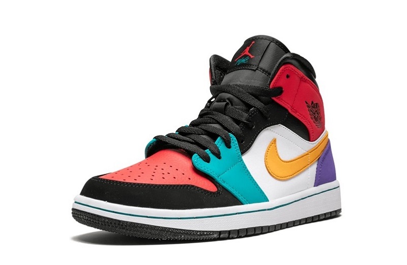 Air Jordan 1 Mid Multicolor Reps Online (4)