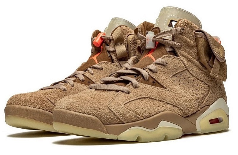 Travis Scott x Air Jordan 6 British Khaki Reps (2)