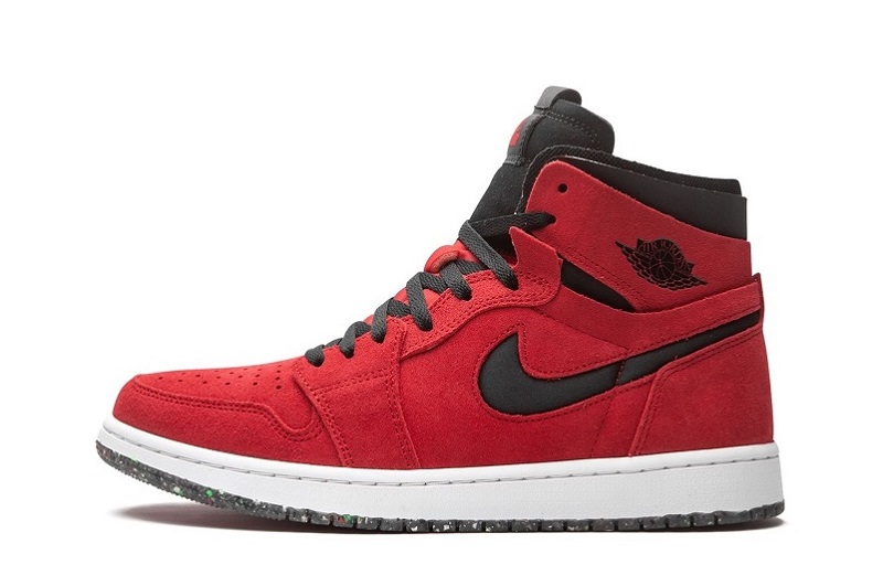 Air Jordan 1 High Zoom CMFT Red Suede Reps (1)