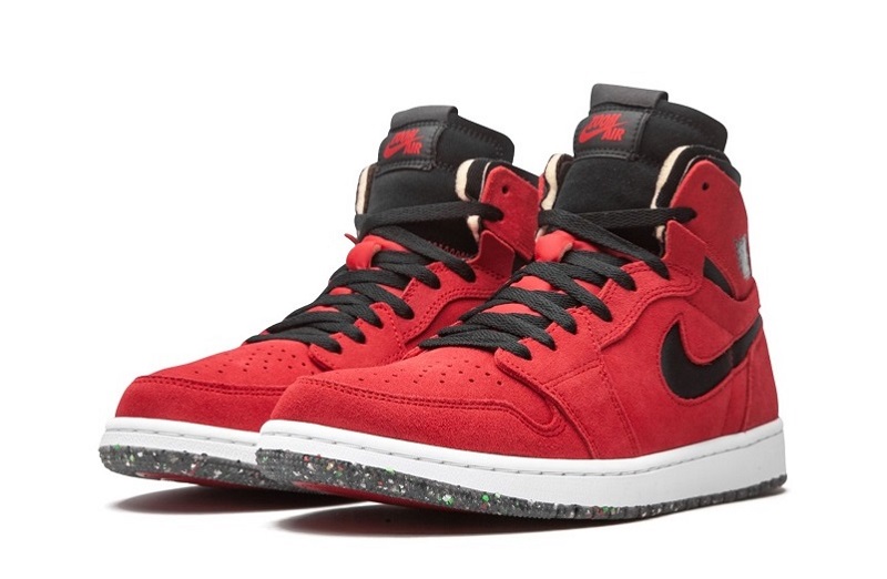 Air Jordan 1 High Zoom CMFT Red Suede Reps (2)