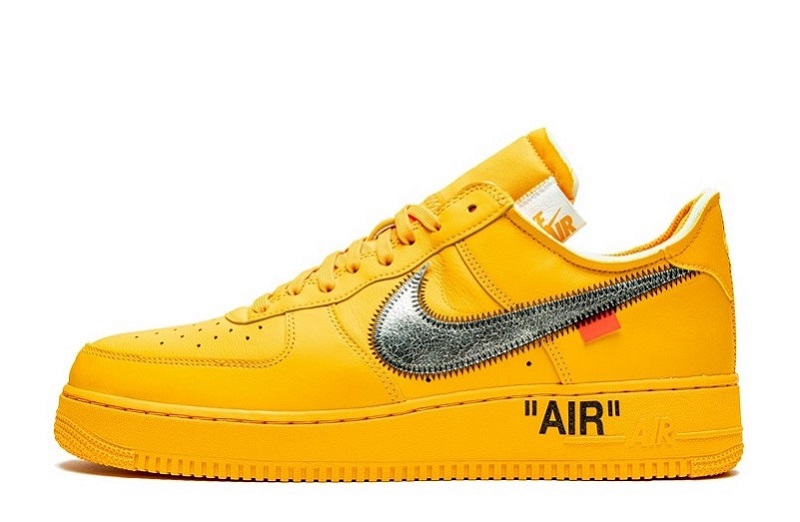 Off-White x Air Force 1 Low Lemonade University Gold Reps (1)