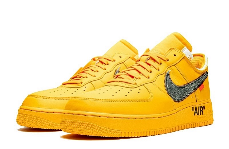 Off-White x Air Force 1 Low Lemonade University Gold Reps (2)