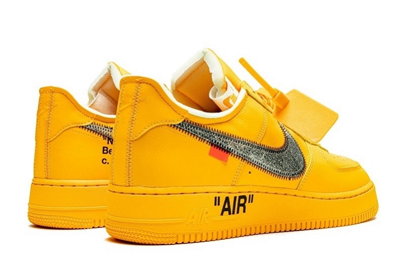 Off-White x Air Force 1 Low Lemonade University Gold Reps (3)