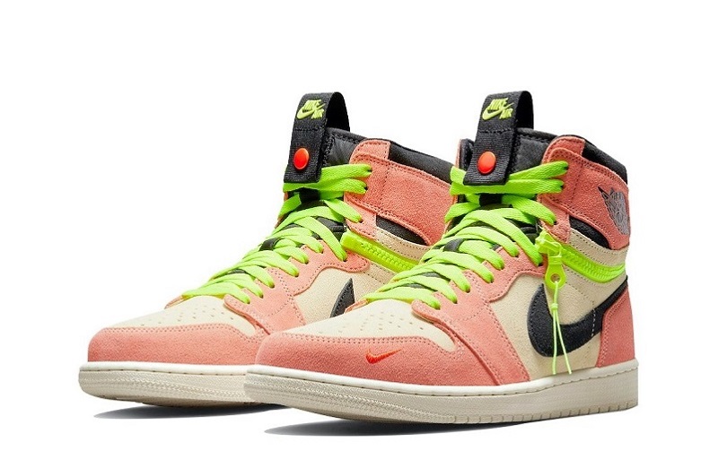 Air Jordan 1 High Switch Pink Volt Reps (3)