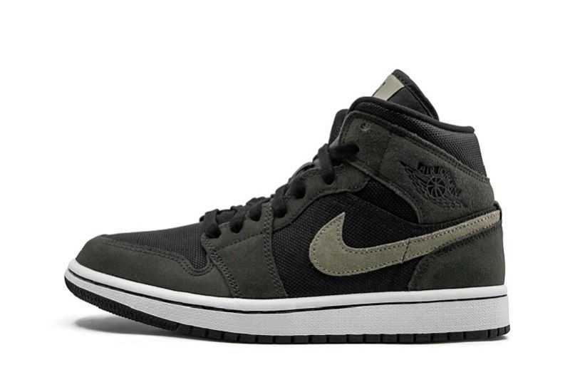 Air Jordan 1 Mid Military Olive Reps (1)