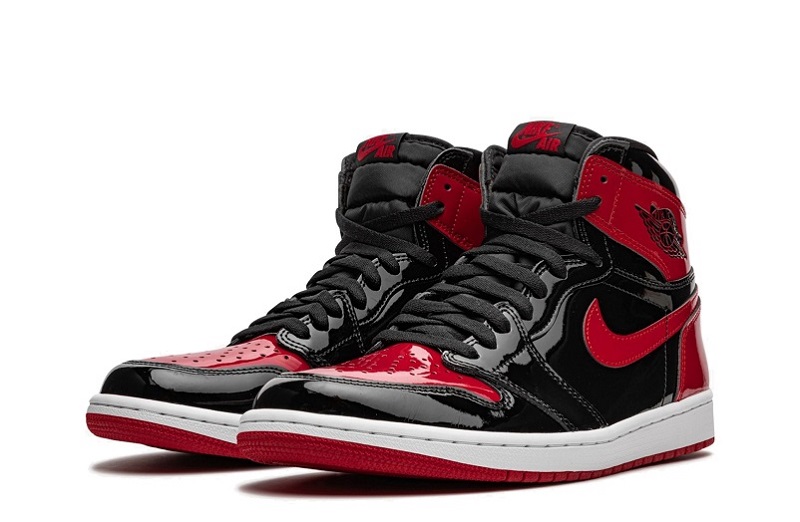 Air Jordan 1 High OG Bred Patent Reps (2)