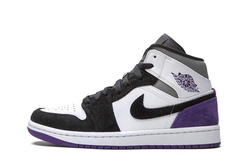 Air Jordan 1 Mid Court Purple Suede Reps (1)