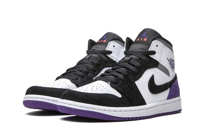 Air Jordan 1 Mid Court Purple Suede Reps (2)