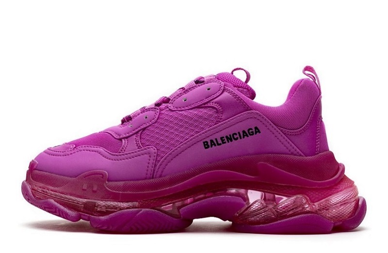 Balenciaga Triple S Clear Sole Plum Red Reps (1)